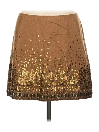 Pre-owned Jlo By Jennifer Lopez Casual Skirt In Gold