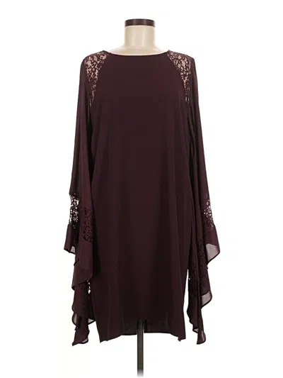 Pre-owned Jlo By Jennifer Lopez Cocktail Dress In Burgundy