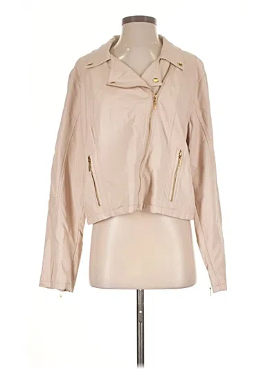Pre-owned Jlo By Jennifer Lopez Jacket In Tan
