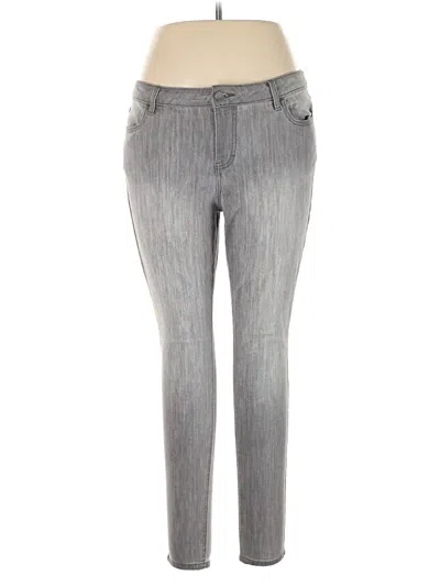 Pre-owned Jlo By Jennifer Lopez Jeans In Gray