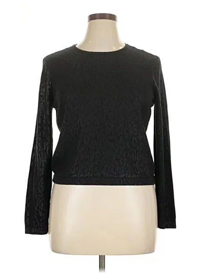 Pre-owned Jlo By Jennifer Lopez Pullover Sweater In Black
