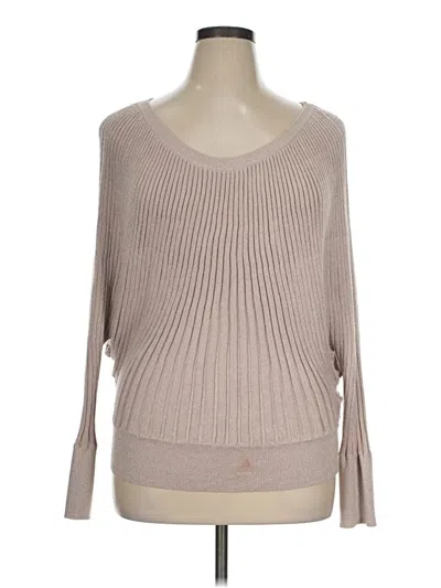 Pre-owned Jlo By Jennifer Lopez Pullover Sweater In Tan