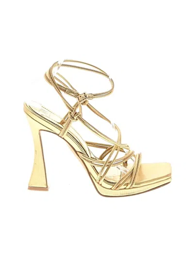 Pre-owned Jlo By Jennifer Lopez Sandals In Gold