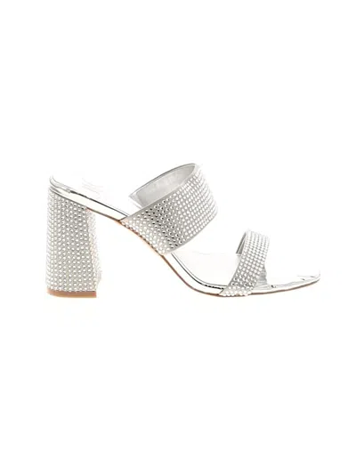 Pre-owned Jlo By Jennifer Lopez Sandals In Silver