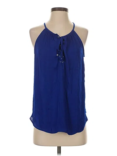 Pre-owned Jlo By Jennifer Lopez Sleeveless Blouse In Blue