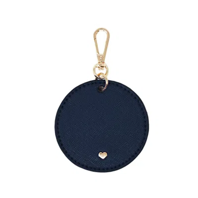 Jlr London Blue Original Arlo Circle Keyring - Navy