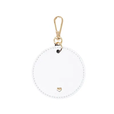 Jlr London Original Arlo Circle Keyring - White