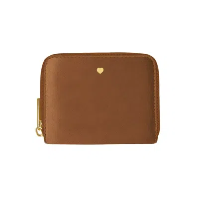 Jlr London Women's Brown Carson Vegan Leather Purse - Tan