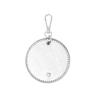 Jlr London Women's Original Arlo Circle Keyring - Silver
