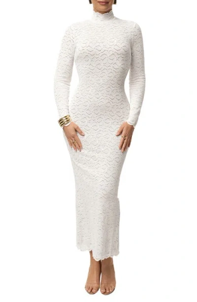 Jluxlabel Amara Long Sleeve Mock Neck Dress