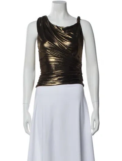 Pre-owned Jluxlabel Asymmetrical Sleeveless Top