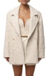 Jluxlabel Avenue Oversize Knit Blazer In White