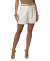 Jluxlabel Belted Cargo Shorts In White