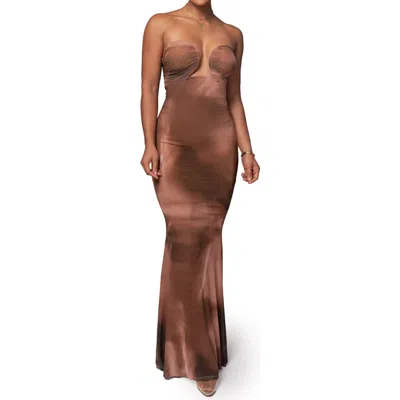 Jluxlabel Bethany Strapless Maxi Dress