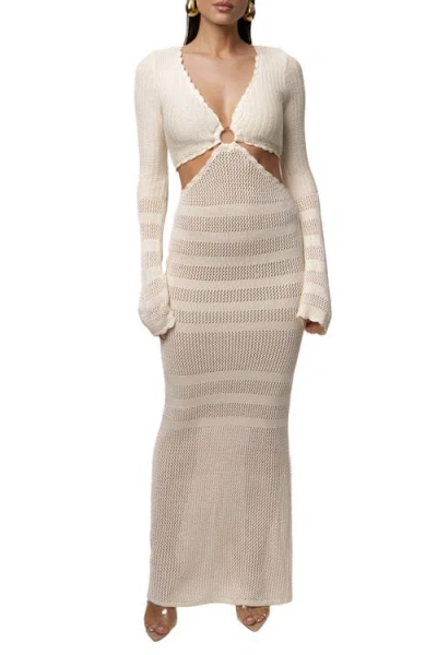 Jluxlabel Blossom Haven Maxi Dress In White
