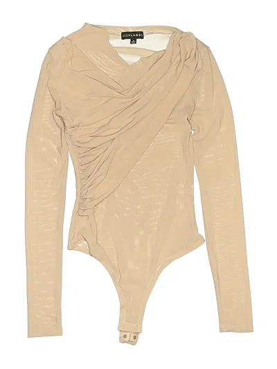 Pre-owned Jluxlabel Bodysuit In Brown
