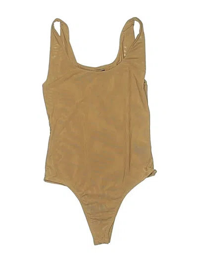Jluxlabel Bodysuit In Gold