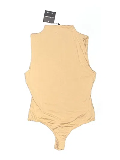 Jluxlabel Bodysuit In Gold
