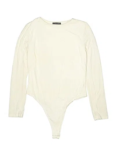 Pre-owned Jluxlabel Bodysuit In Ivory