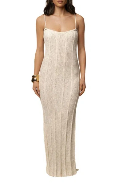 Jluxlabel Cabana Views Crochet Dress In Neutral