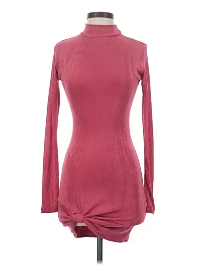 Pre-owned Jluxlabel Casual Dress In Burgundy