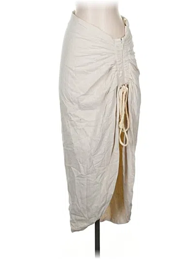 Pre-owned Jluxlabel Casual Skirt In White