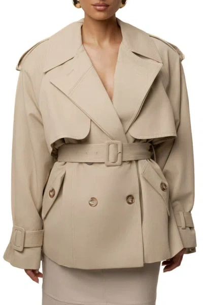 Jluxlabel Classic Oversized Trench In Brown