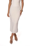 Jluxlabel Coastland Pencil Skirt In Beige