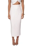 Jluxlabel Coastland Pencil Skirt In Ivory