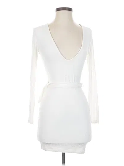 Pre-owned Jluxlabel Cocktail Dress In White