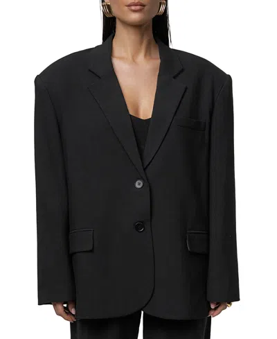 Jluxlabel Core Standard Blazer In Black