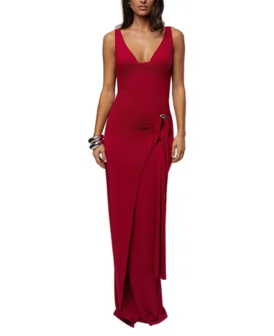 Jluxlabel Divine State Maxi Dress In Red