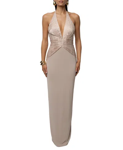 Jluxlabel Enchanted Nights Maxi Dress In Gray