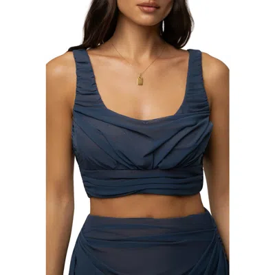Jluxlabel Ethereal Flow Top In Blue