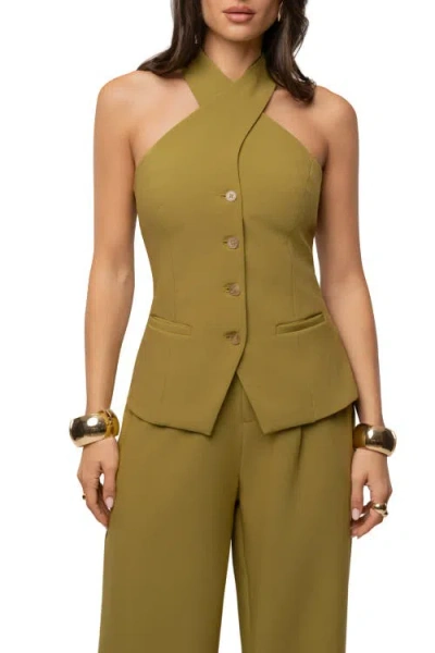 Jluxlabel Fernanda Halter Top In Green