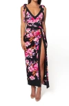 JLUXLABEL JLUXLABEL FLORAL KAMIE CONVERTIBLE REVERSIBLE BODYSUIT & REVERSIBLE WRAP SKIRT SET