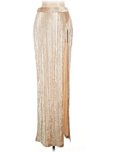 Pre-owned Jluxlabel Formal Skirt In Gold