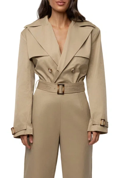 Jluxlabel Horizons Bodysuit In Brown