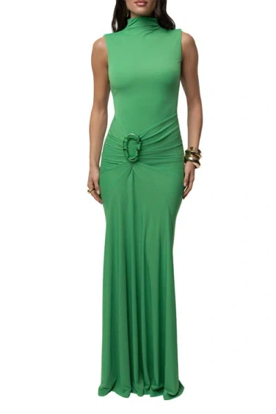 Jluxlabel Kora Sleeveless Maxi Dress In Green