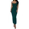 Jluxlabel Krishna One-shoulder Cocktail Dress In Green