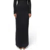 Jluxlabel London Knit Maxi Skirt In Black