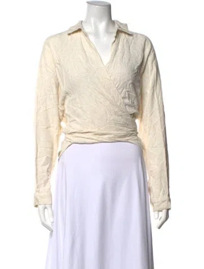 Pre-owned Jluxlabel Long Sleeve Top In Neutrals
