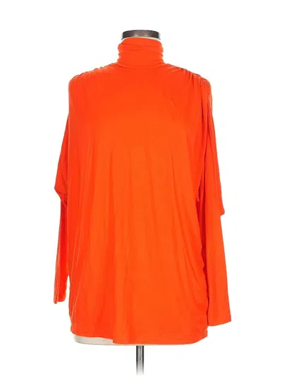 Pre-owned Jluxlabel Long Sleeve Turtleneck In Orange