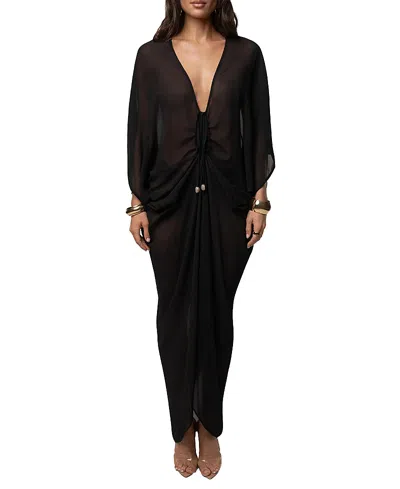 Jluxlabel Longer Days Cover Up Dress In Multi