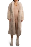 Jluxlabel Manhattan Faux Fur Coat In Neutral