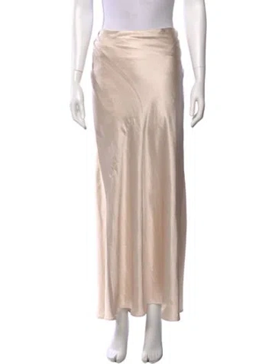 Pre-owned Jluxlabel Midi Length Skirt In Neutral