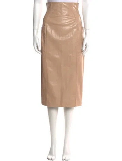 Pre-owned Jluxlabel Midi Length Skirt W/ Tags In Neutral