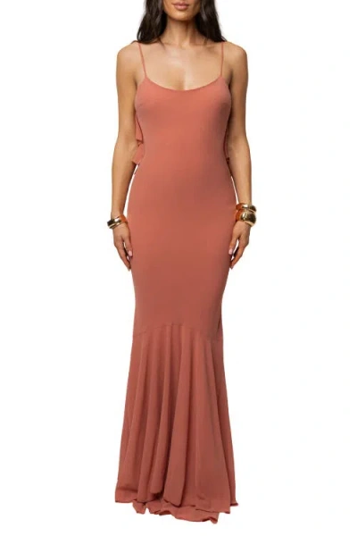 Jluxlabel Midnight Romance Maxi Dress In Orange