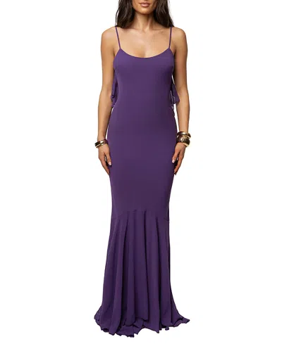 Jluxlabel Midnight Romance Maxi Dress In Purple