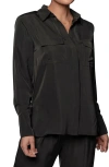 Jluxlabel Misty Button-up Shirt In Black